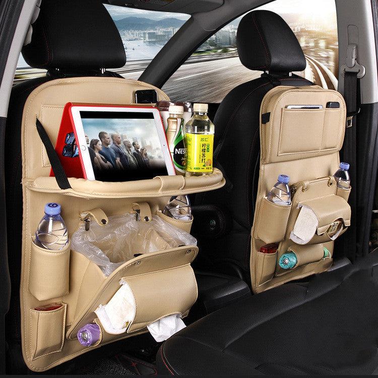 Car Storage Bag Multifunction Seat Back Tray