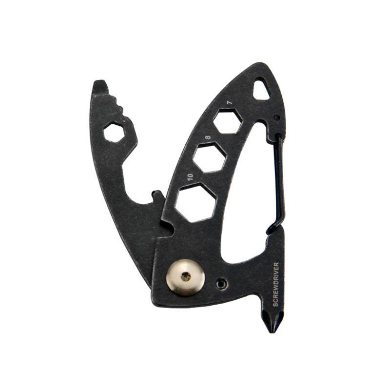 Mini Multifunctional Card Screwdriver Slotted Screwdrivers Keychain Bottle Opener Outdoor Survival Rescue Emergency Tool