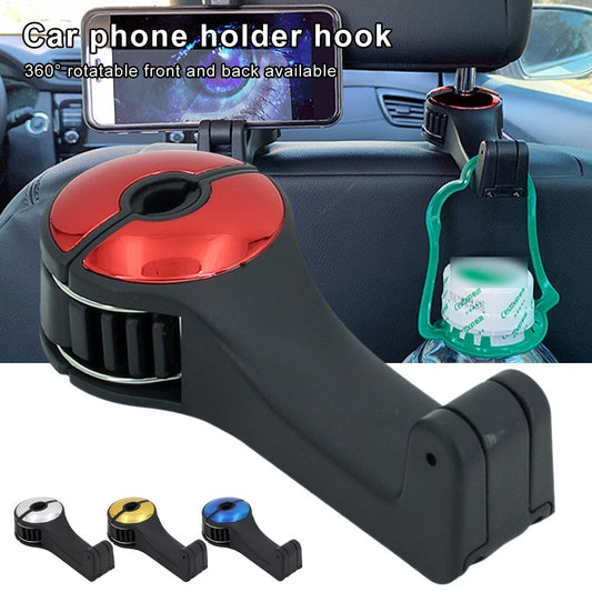 Car Hook Phone Holder Auto Fastener Clip