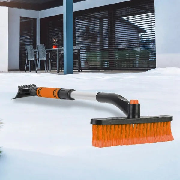 3 In 1 Windshield Ice Scraper Extendable Car Snow Removal Tool Telescoping Car Broom Snow Shovel Automobile Frost Removal