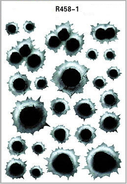 Bullet Hole Crack Car Sticker