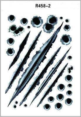 Bullet Hole Crack Car Sticker