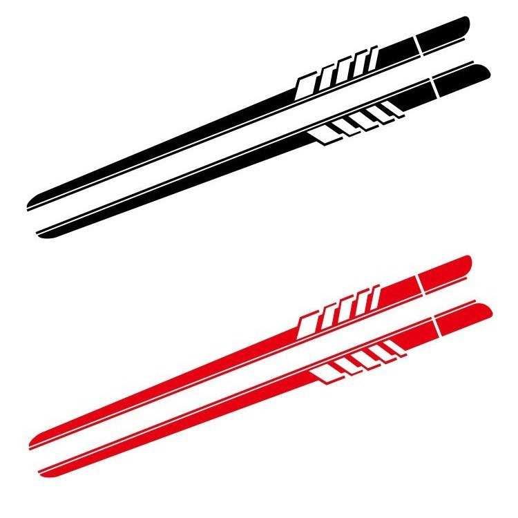 Striped Personality Car Decal Car Body Sticker Garland