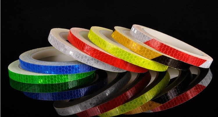 Car and motorcycle bicycle reflective stickers