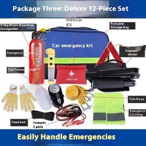 Car Emergency Kit Tool Car Rescue
