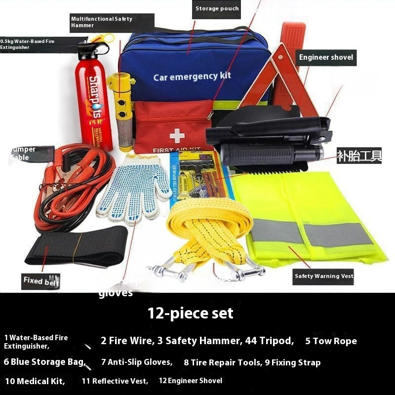 Car Emergency Kit Tool Car Rescue